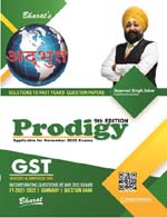  Buy Prodigy of Goods & Services Tax (GST) (Summary & Solved Examination Questions) for CA Inter